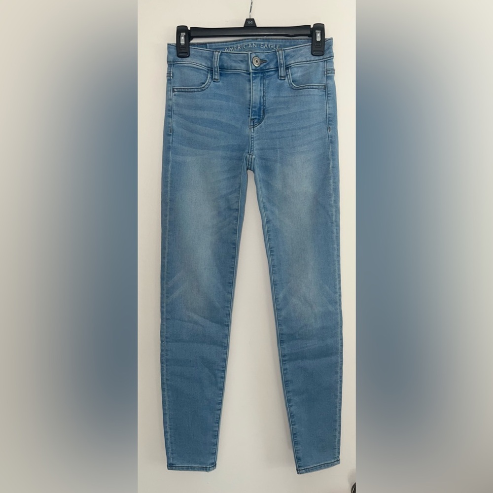 American Eagle Women’s Jegging Light Blue Skinny Jeans